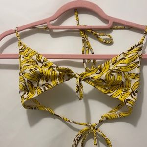 Victoria’s Secret Banana bikini top size small